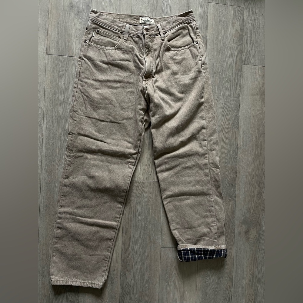 L.L. Bean Men's Khaki Chinos